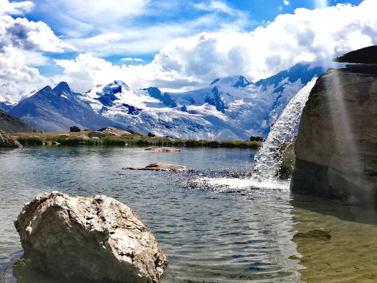 Apartmenthaus Sunshine Saas-Grund Exteriör bild